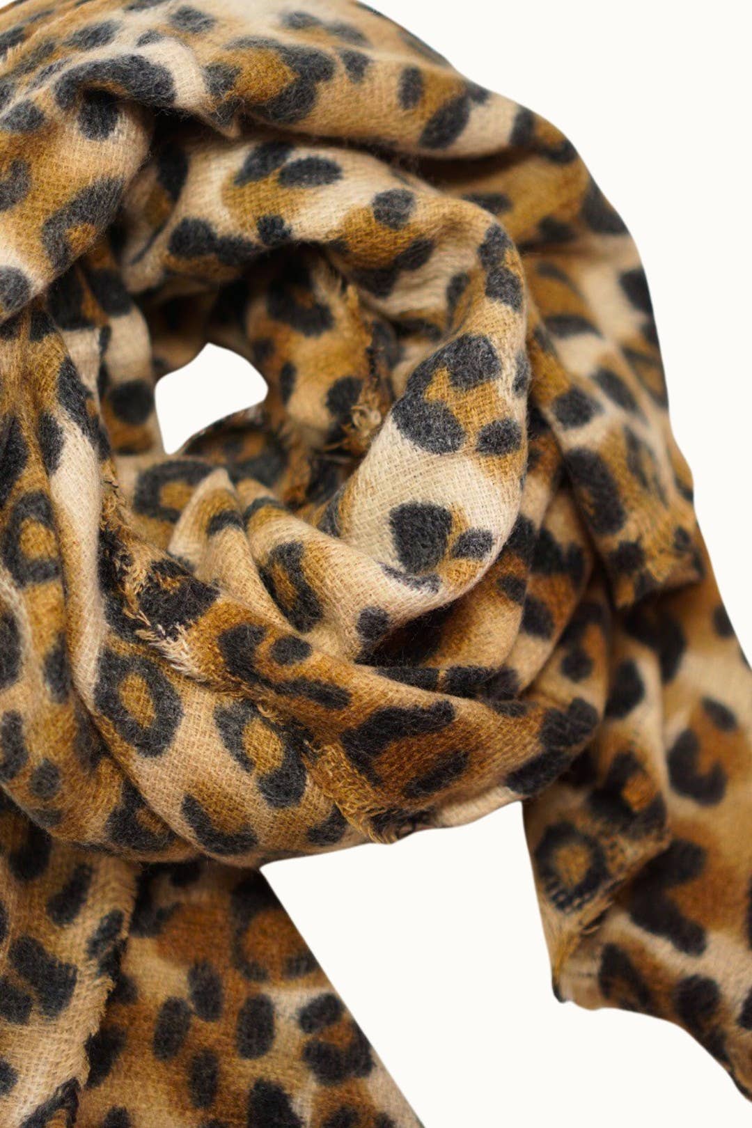 Leopard Animal Print Blanket Scarf / Shawl, Leopard