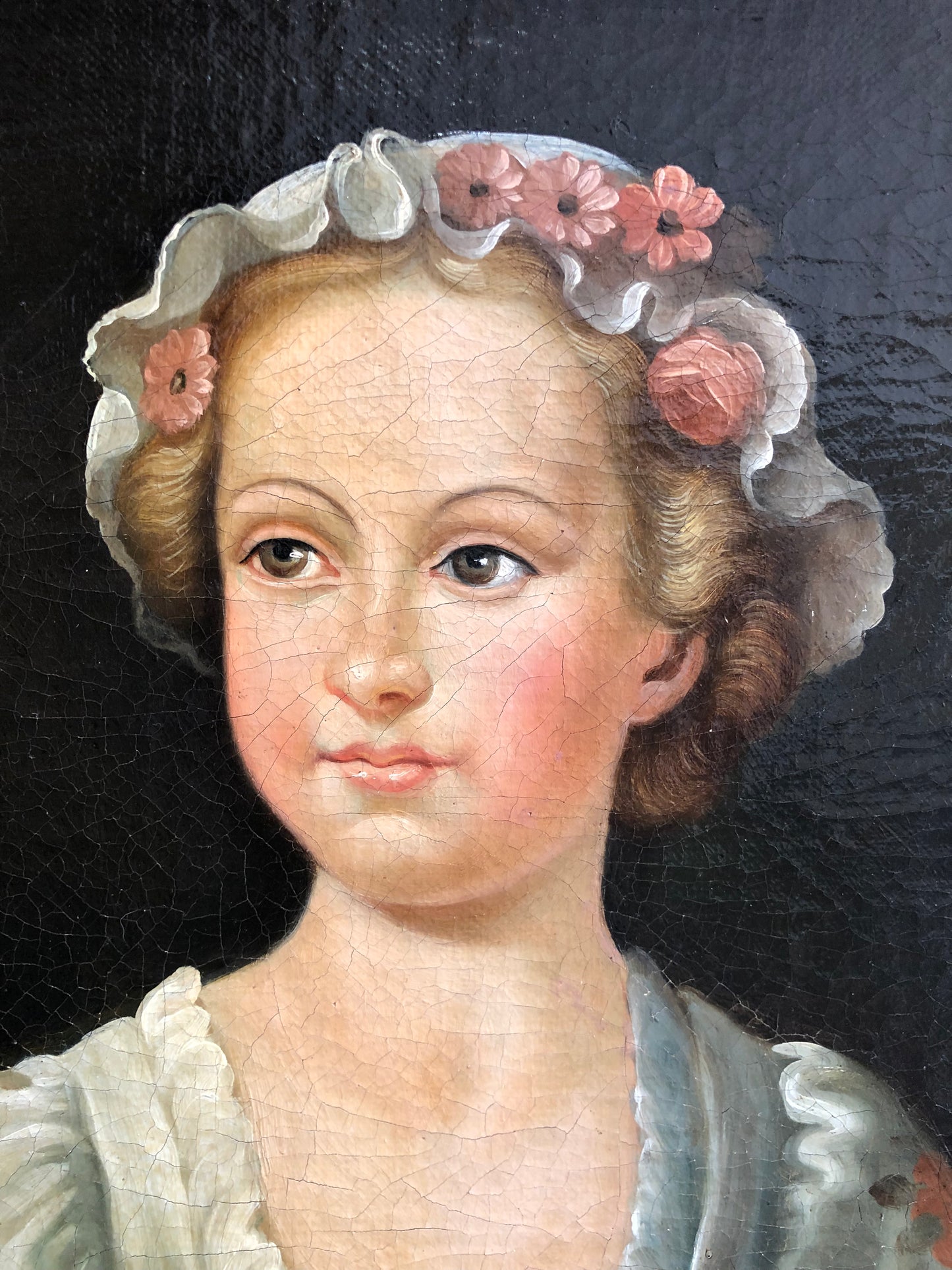 19th Century Girl (in decorative frame of the Period)