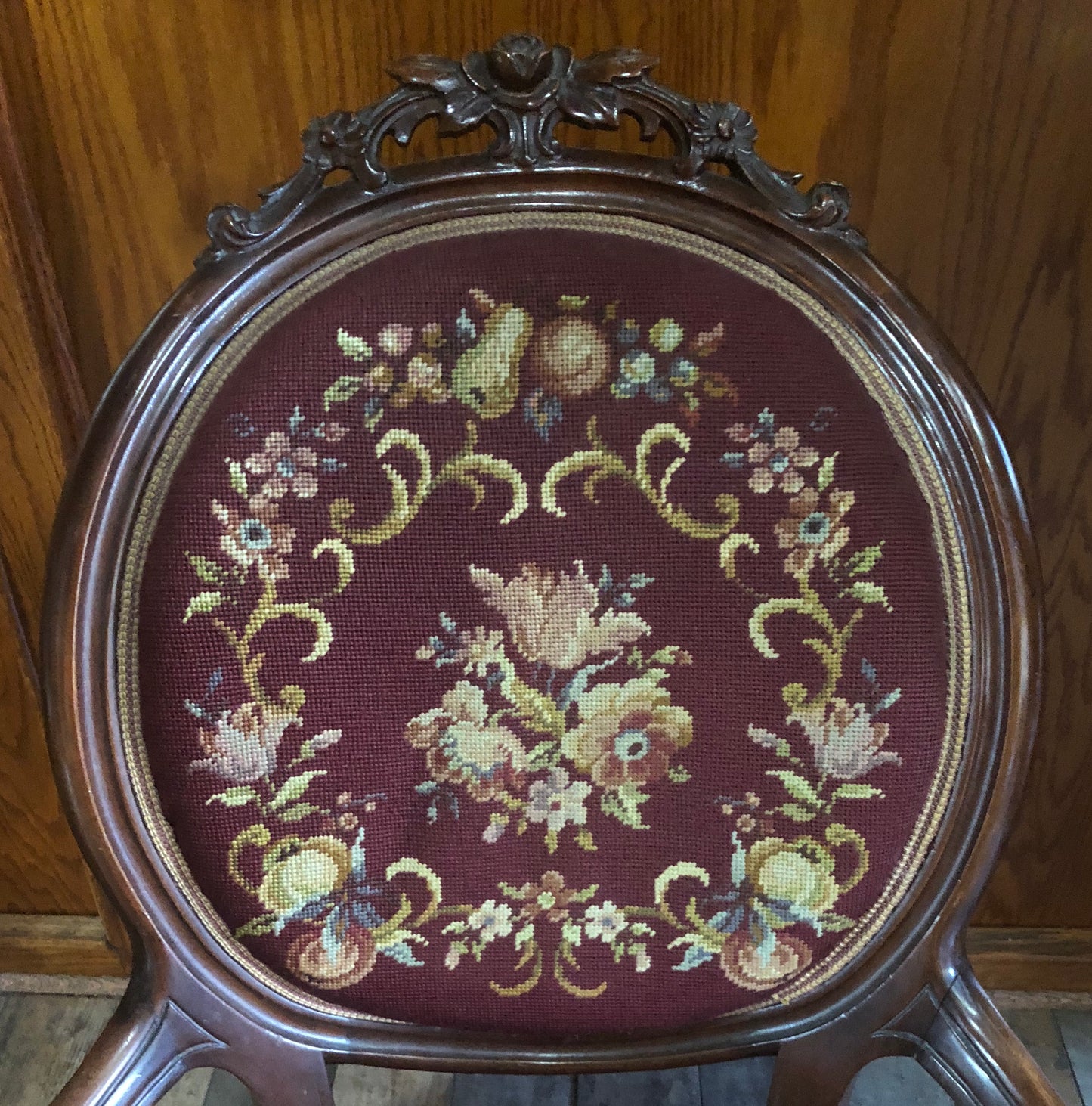 Victorian Needlepoint Chair