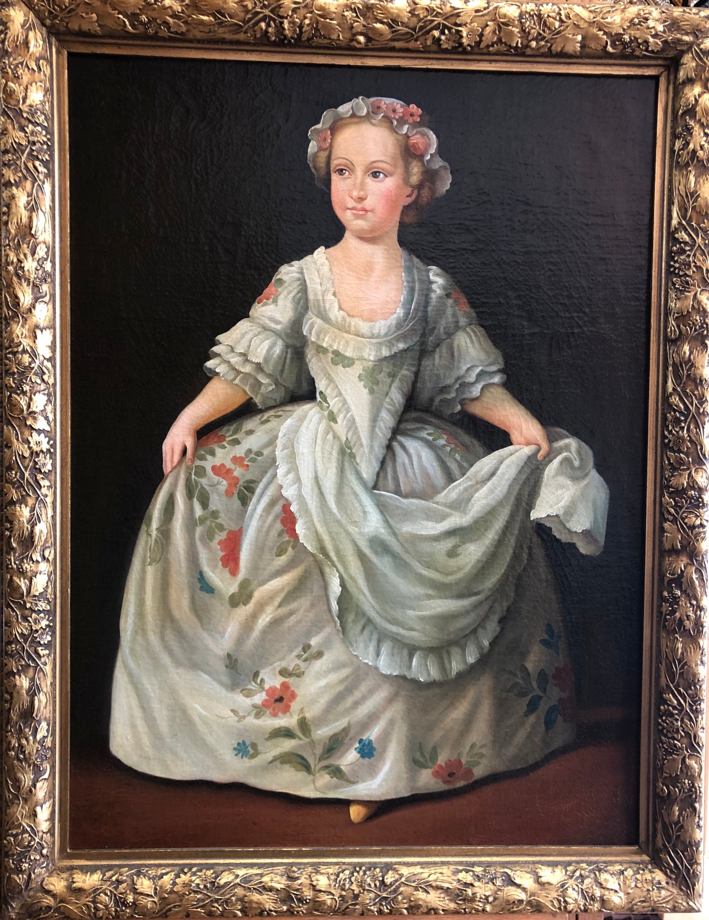 19th Century Girl (in decorative frame of the Period)