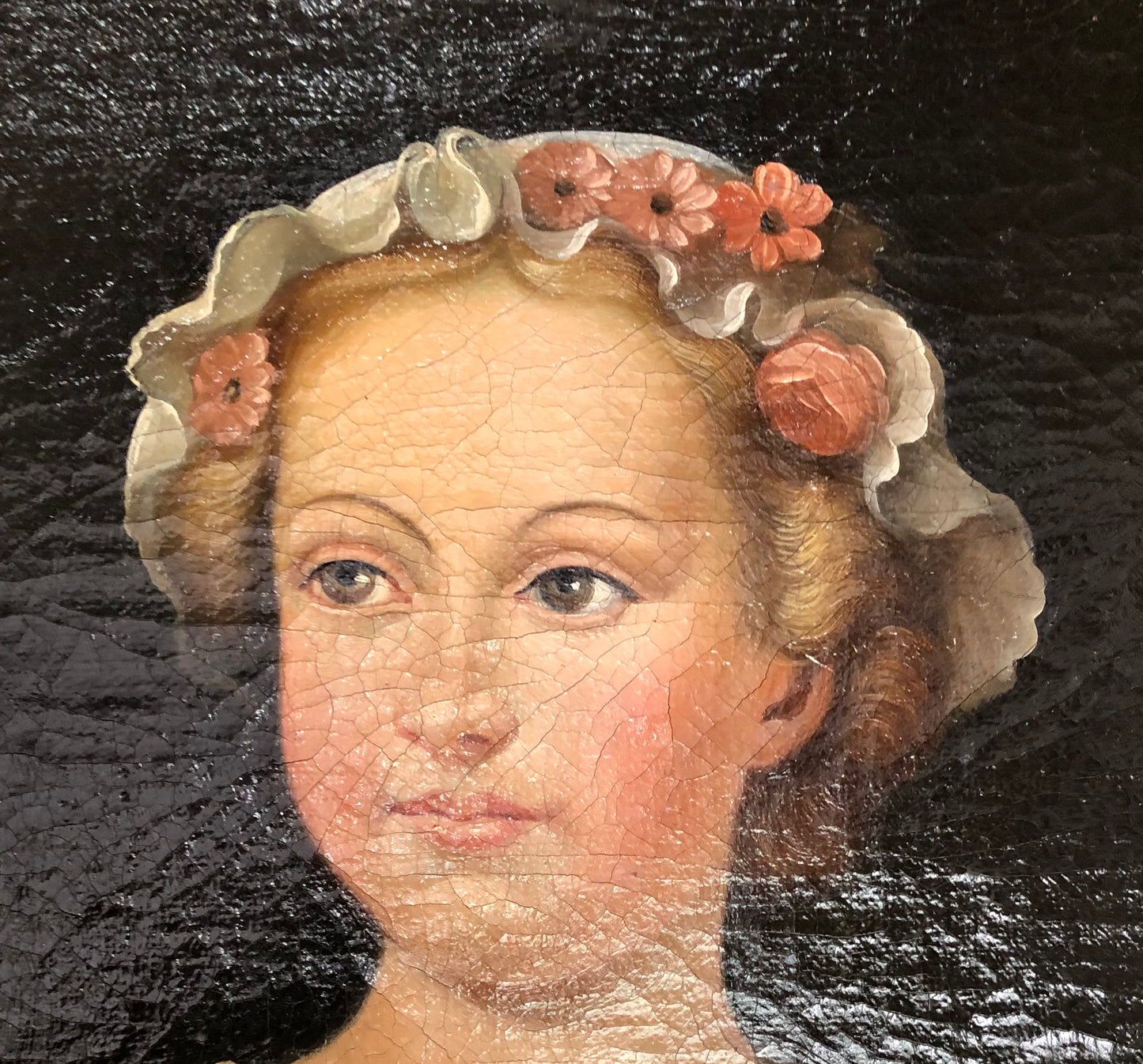 19th Century Girl (in decorative frame of the Period)