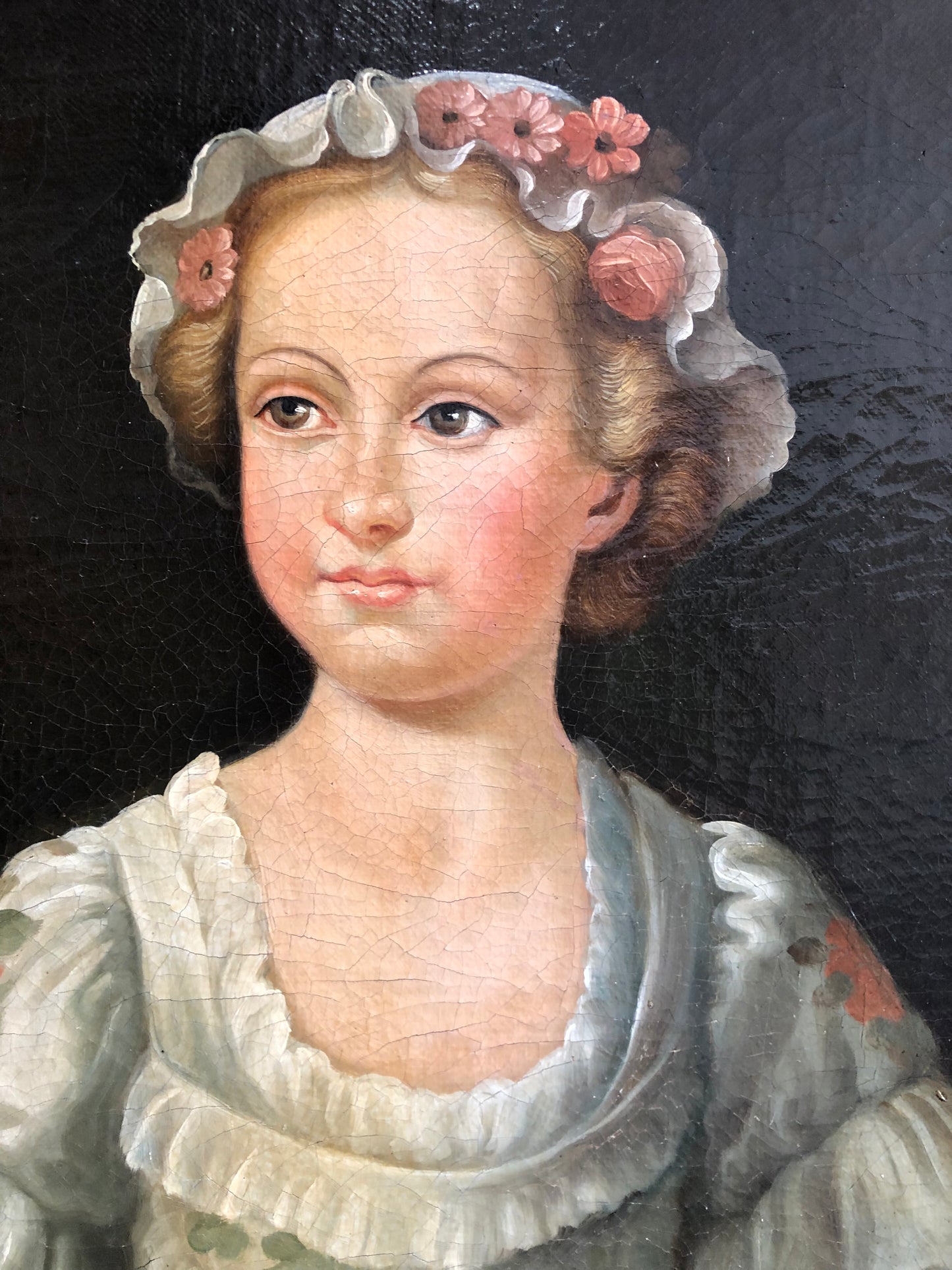 19th Century Girl (in decorative frame of the Period)