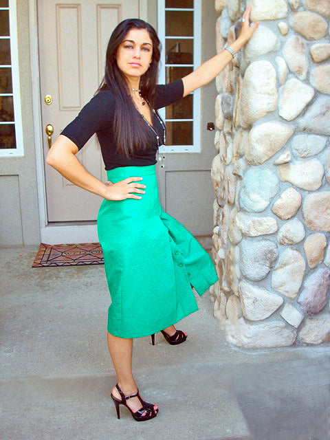 1970s Pierre Cardin Skirt - Size S