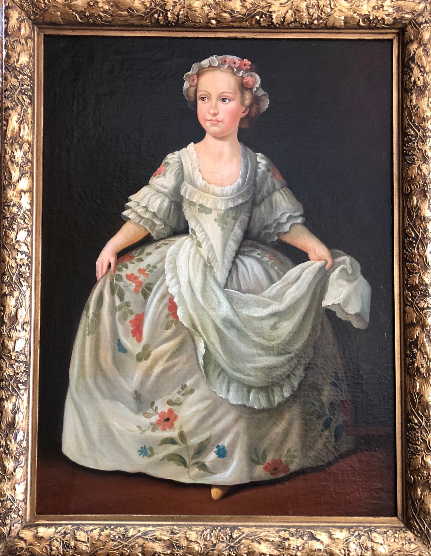 19th Century Girl (in decorative frame of the Period)