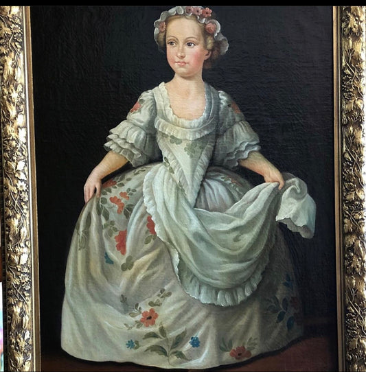 19th Century Girl (in decorative frame of the Period)