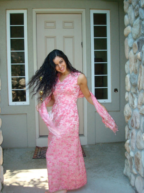 1960s Brocade Gown and Shawl