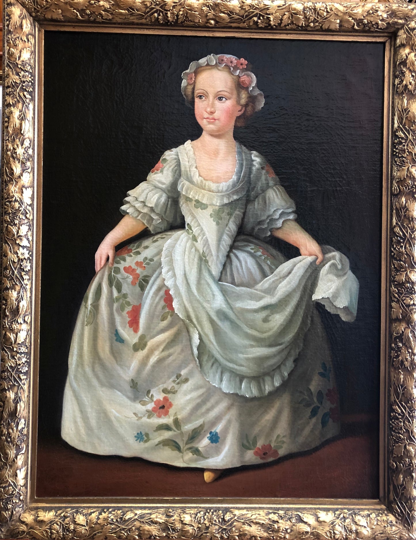 19th Century Girl (in decorative frame of the Period)