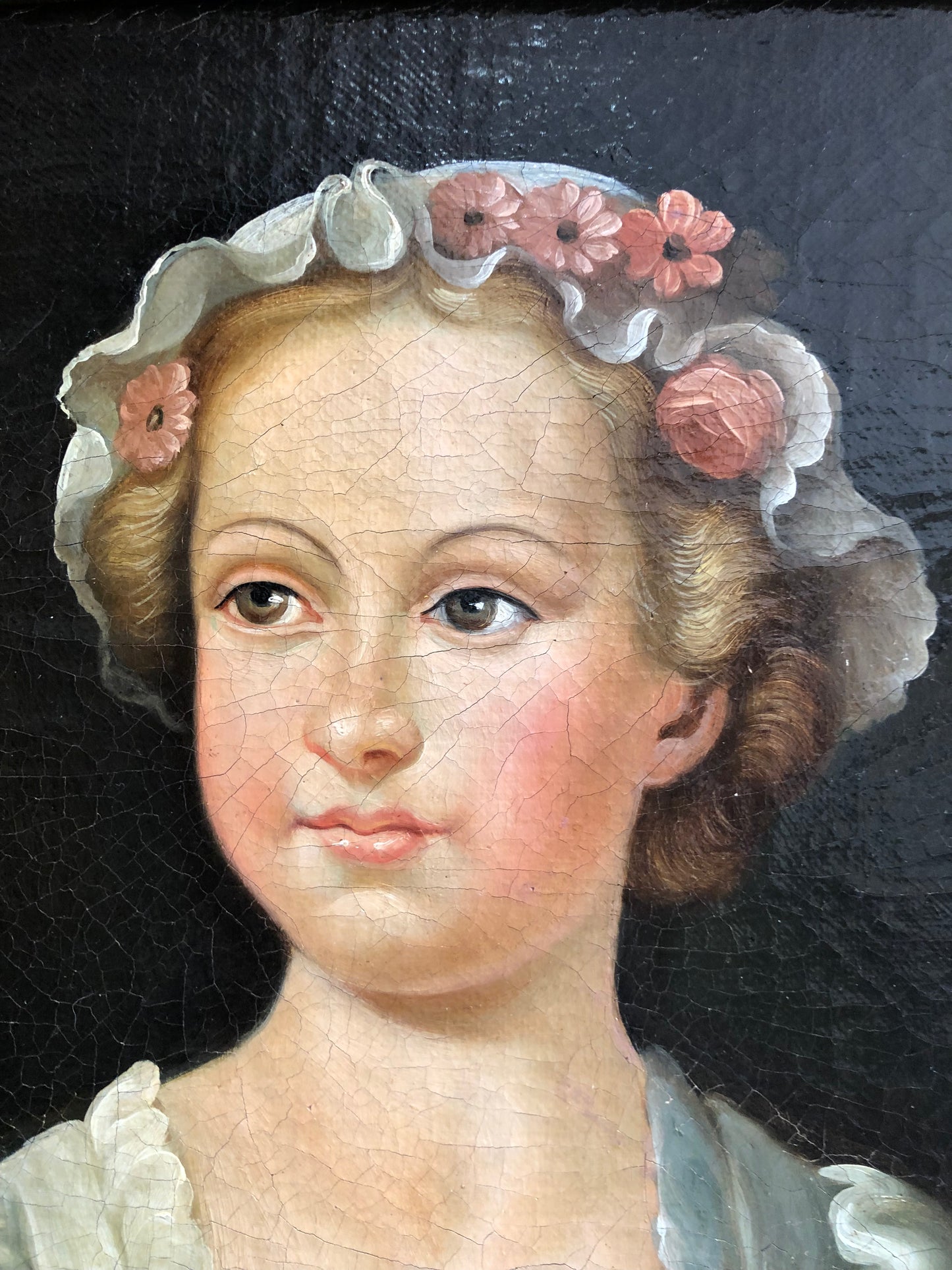 19th Century Girl (in decorative frame of the Period)
