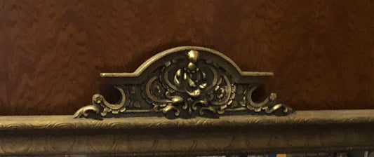 Hand Carved American Federal Mirror