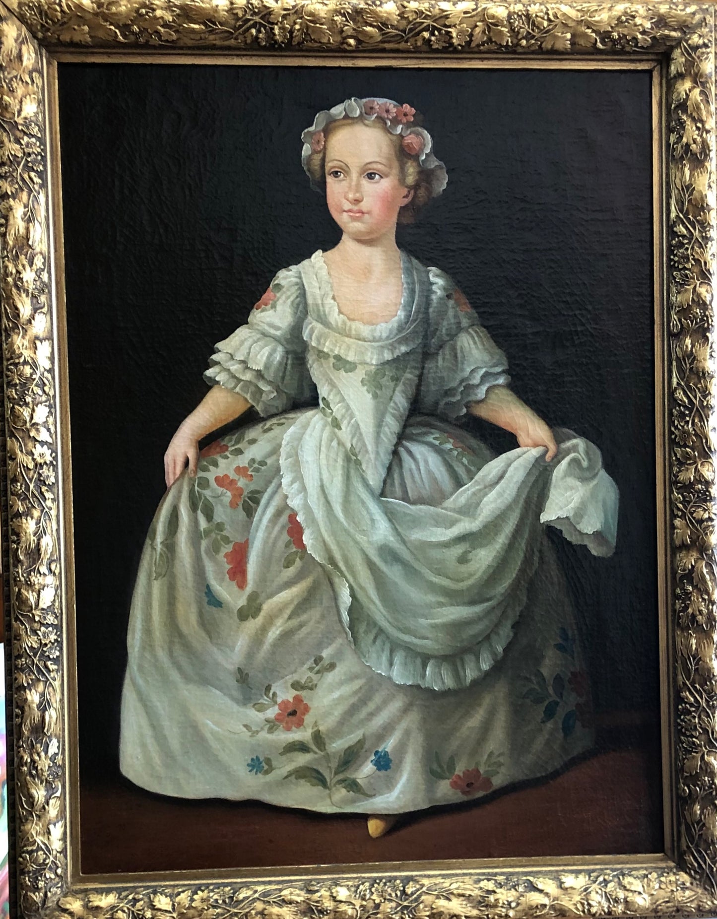 19th Century Girl (in decorative frame of the Period)