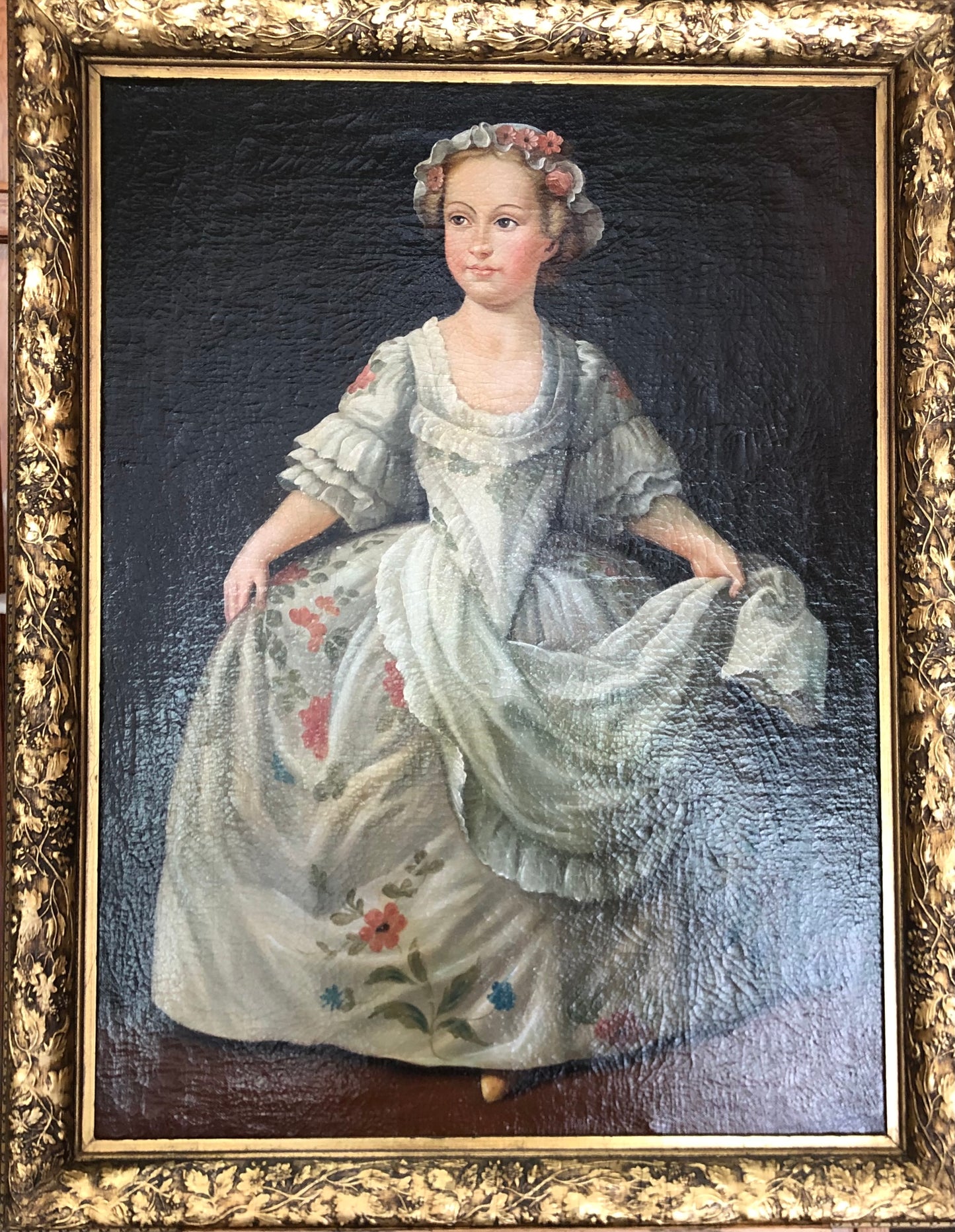 19th Century Girl (in decorative frame of the Period)